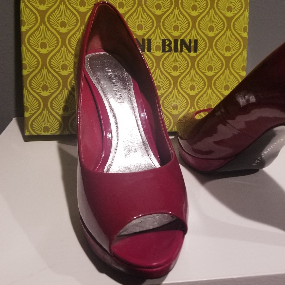 Red Patent leather heels